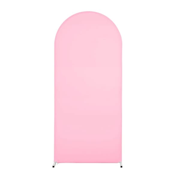 Bryllupsbue Baggrundscover, Spandex Materiale, Nem at Rengøre,Pink 1x2m, én størrelse