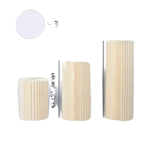 Cylinder Cake Pedestal Stand, Hållbar Papp, Flera Färgalternativ,H40 60 80