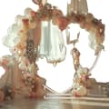 Miniatyrbild 1 av 2: Bröllopsbåge, Metallbakgrundsställ, Hjärtformad Design, Enkel Montering,Vit, '