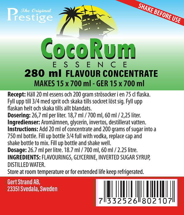 PR CocoRum  essens 280 ml