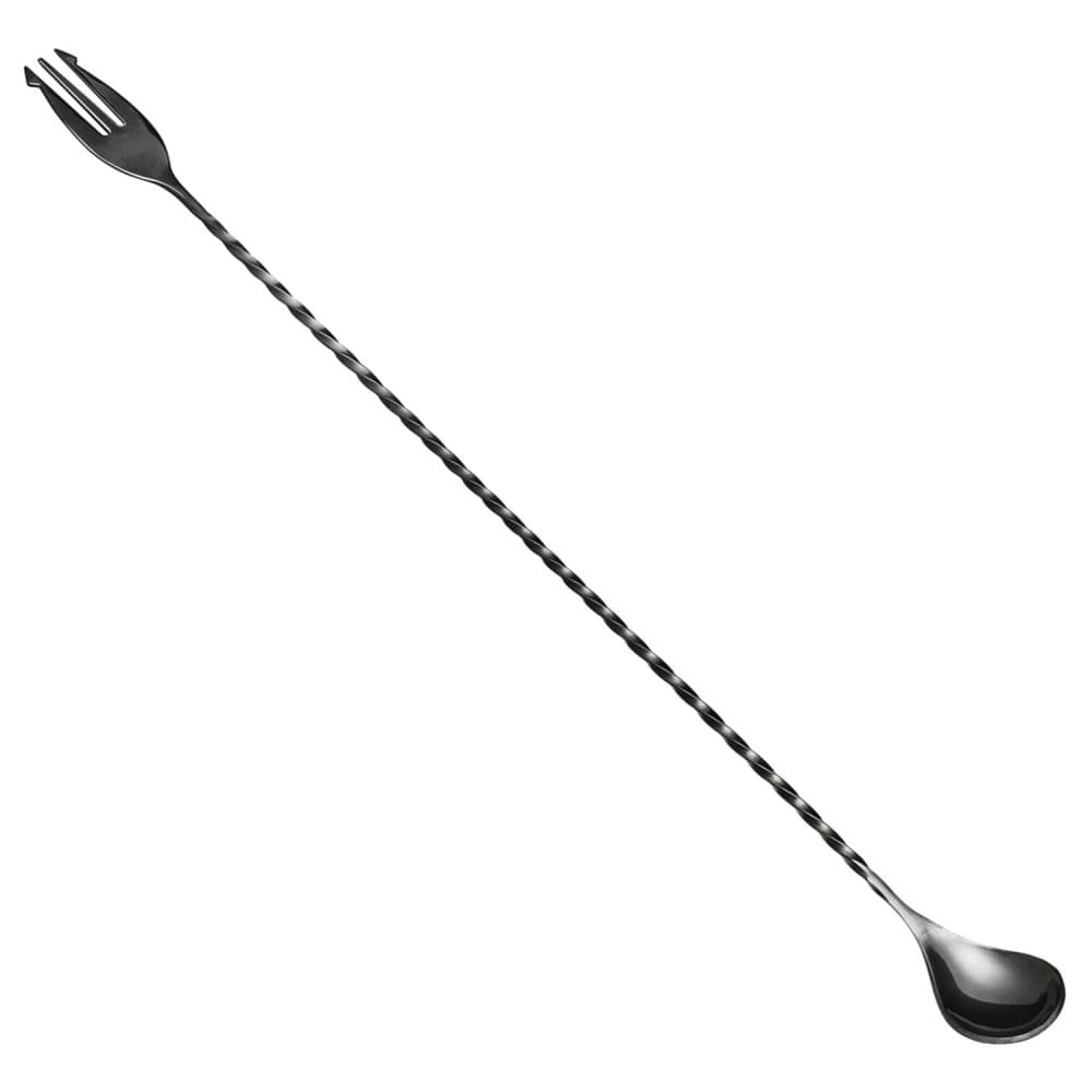 POSEIDON - Barsked med gaffel 40 cm - Edelstahl - GMBH - Svart svart