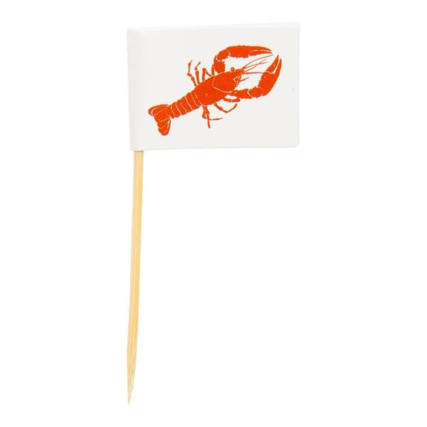 Tandpetare Cocktailflagga Kräfta 10-pack