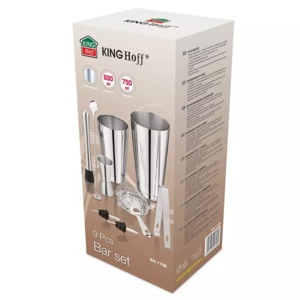 KINGHOFF KH-1708 BARTENDERS redskabssæt