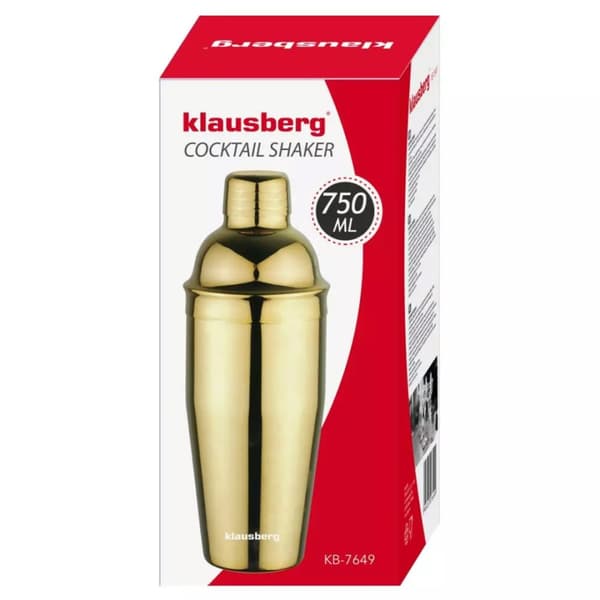 BARTENDER SHAKER cocktaileja varten 750 ml KLAUSBERG KB-7649