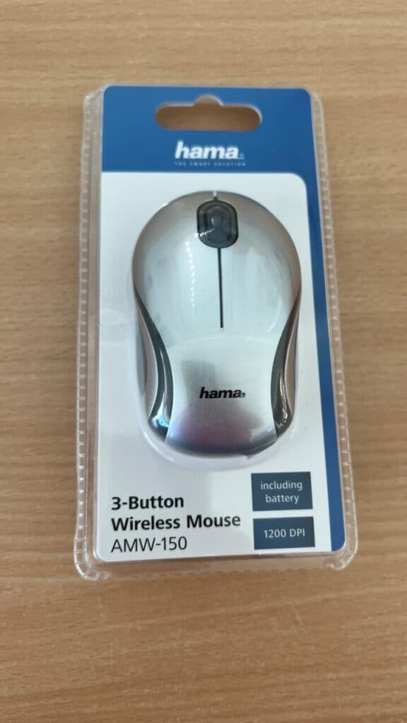 Hama Optical Mini Mouse 3-knaps trådløs mus AMW-150 sølv