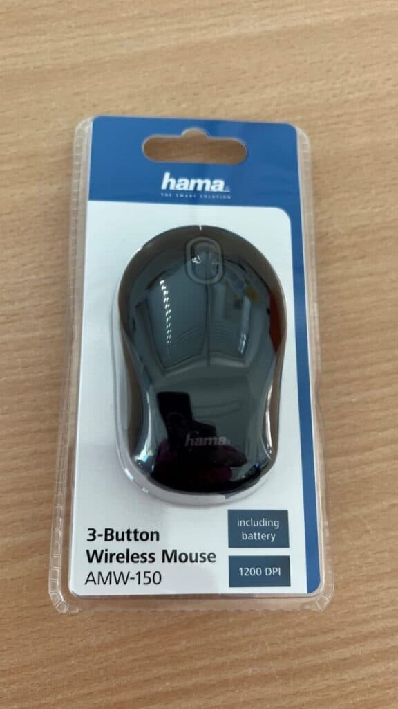 Hama Optical Mini Mouse 3-knaps trådløs mus AMW-150 Sort