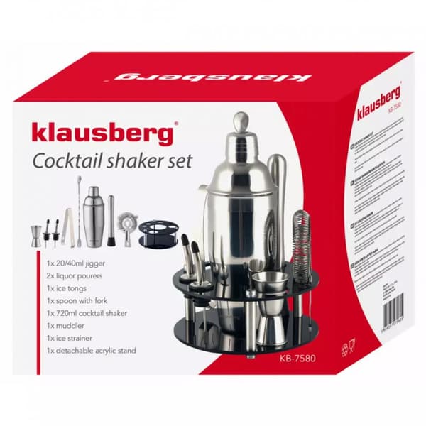 BARTENDERSÆT 9 STK KLAUSBERG KB-7580
