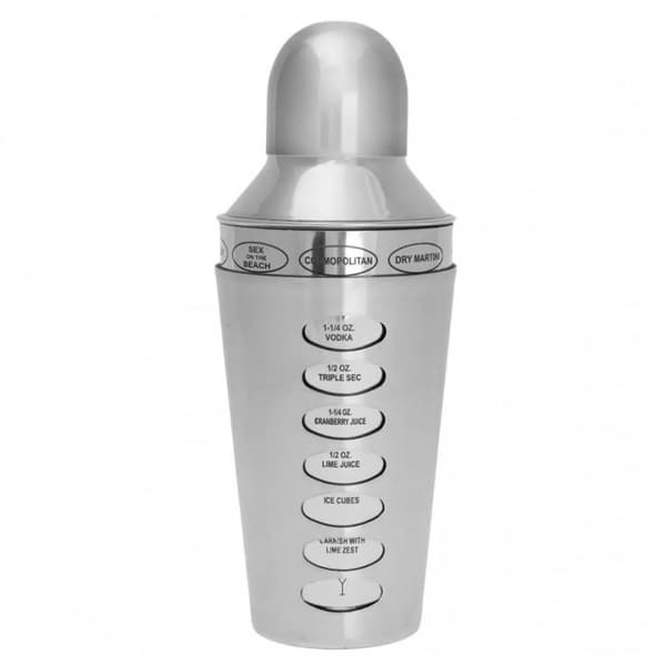 BARTENDER SHAKER MED OPSKRIFTER 600ml KINGHOFF KH-1393