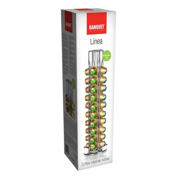 JÄRJESTELYTELINE NESPRESSO-KAHVIKAPSELEILLE 40kpl.