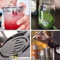 Pikkukuva 8 / 10: OBOSOE Premium Cocktail Shaker Set – 10-osainen ruostumattomasta teräksestä valmistettu baarilaite