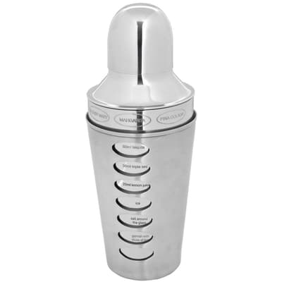 Christmas Shop Stainless Steel Recipe Cocktail Shaker