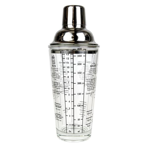 Cocktailshaker med Recept och Mått