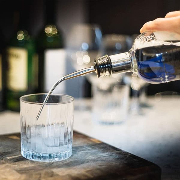 INF Cocktailsett i rustfritt stål, sølvfarget, 8 deler