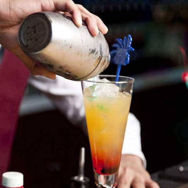 INF Cocktailsett i rustfritt stål, sølvfarget, 8 deler