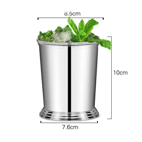 Cocktaillasi ruostumattomasta teräksestä - hopea - 360 ml