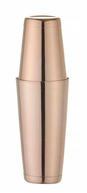 Boston shaker, Bar up, 0,8L, kobber, Ø90mm Basis variant