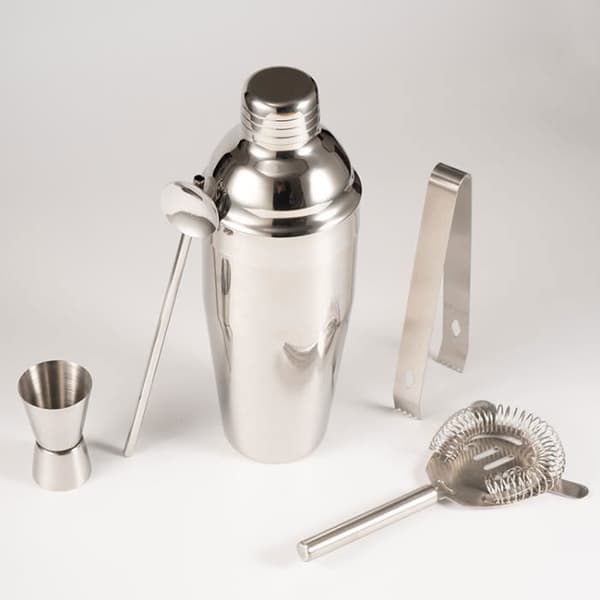 Cocktail Shaker Set, 5 delar professionell cocktail Shaker Kit, 750 ml rostfritt stål Cocktail Shaker Kit