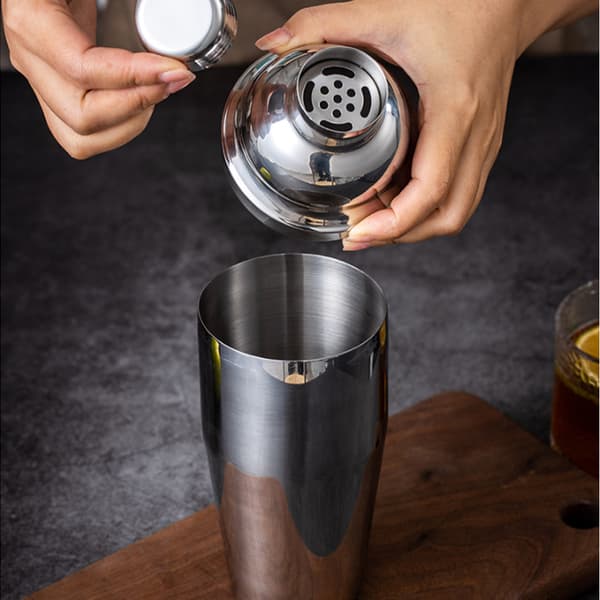 INF Cocktailshaker i rustfritt stål 750 ml 0