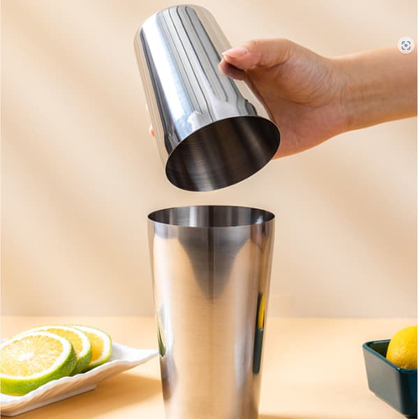 INF Cocktailshaker i rustfrit stål 0