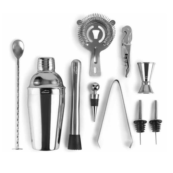Lacor Set cocktail 10 bitar + stativ - 62181
