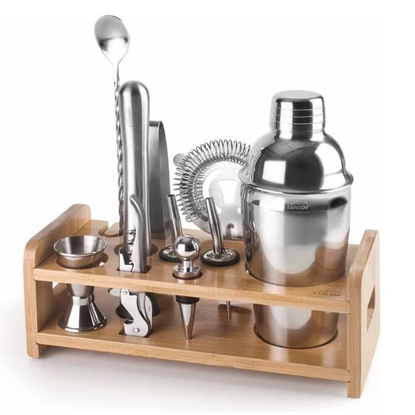 Lacor Set cocktail 10 bitar + stativ - 62181