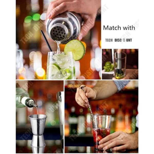 TD® Shaker cup shaker 550ml rostfritt stål cocktail shaker hotellbar verktygssats