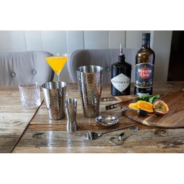 ENSMEBEL EN COCKTAIL 8 DELAR SHAKER BOSTON MARSCHAL YTBEHANDLING - KITCHENCRAFT