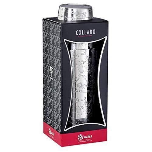 TIN på TIN Cocktailshaker i rostfritt stål med gravyr 800ml/500ml
