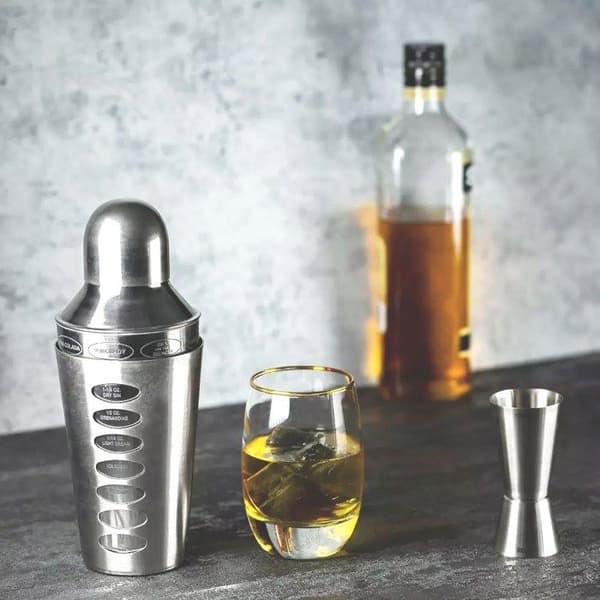 Cocktailshaker - KING HOFF - KH1393 - 600ml - Rostfritt stål - Rotationsrecept