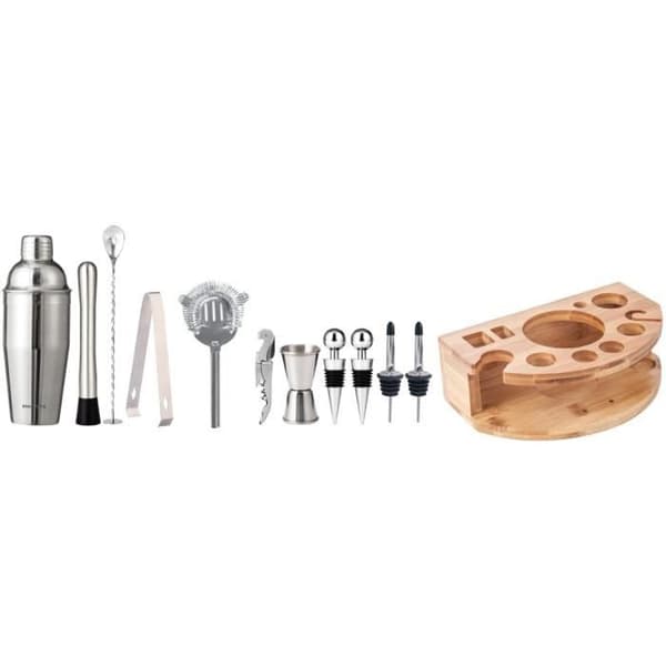 Bartentset - Klausberg - KB7655 - 12 delar - Silver - Metall, Plastik