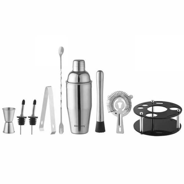 Barset - Klausberg - KB7580 - 9 delar - Rostfritt stål - Silver