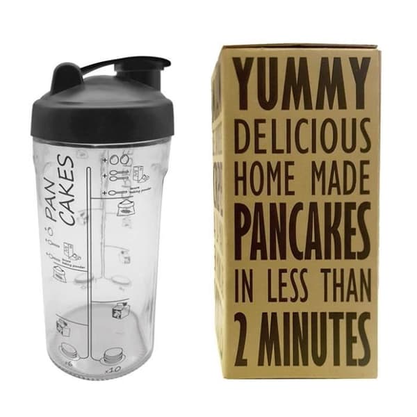 Shaker för pannkakor och crêpes - Cookut - Miam - Transparent - Svart - Glas