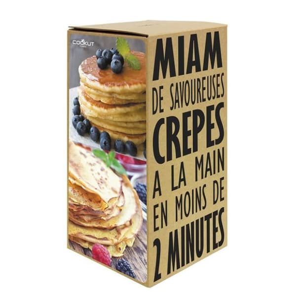 Shaker för pannkakor och crêpes - Cookut - Miam - Transparent - Svart - Glas