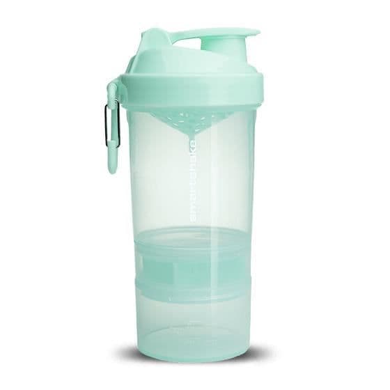 Shaker - SMARTSHAKE - Neon Original2Go - 600 ml - 3 i 1 - Fack för pulver och kapslar
