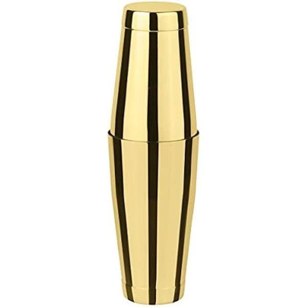 Shaker Boston - PADERNO - 2 delar - Rostfritt stål - 790/590 ml - Färg Guld
