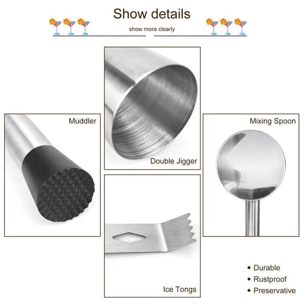 Shaker - agitator - cocktailset Simdao - JJ4183-610