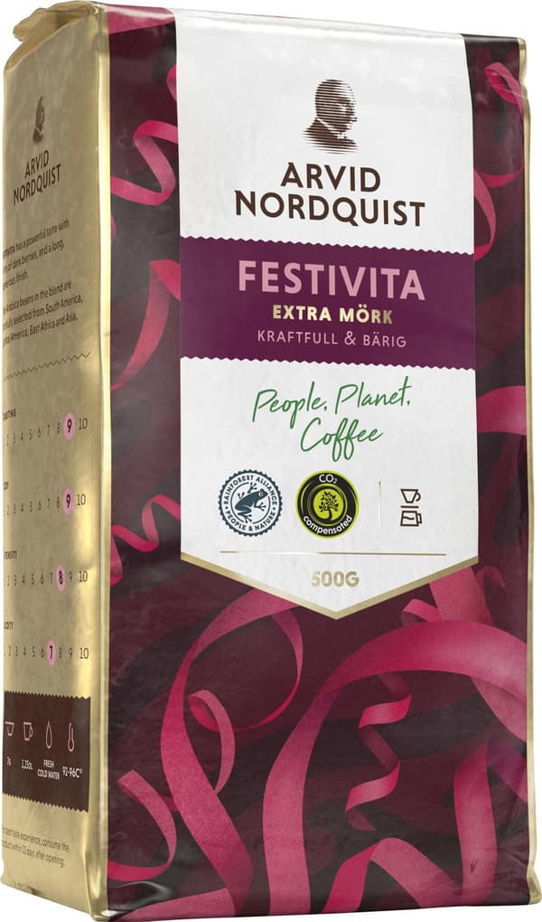 Kaffe ARVID.N Festivita mörkrost 500g