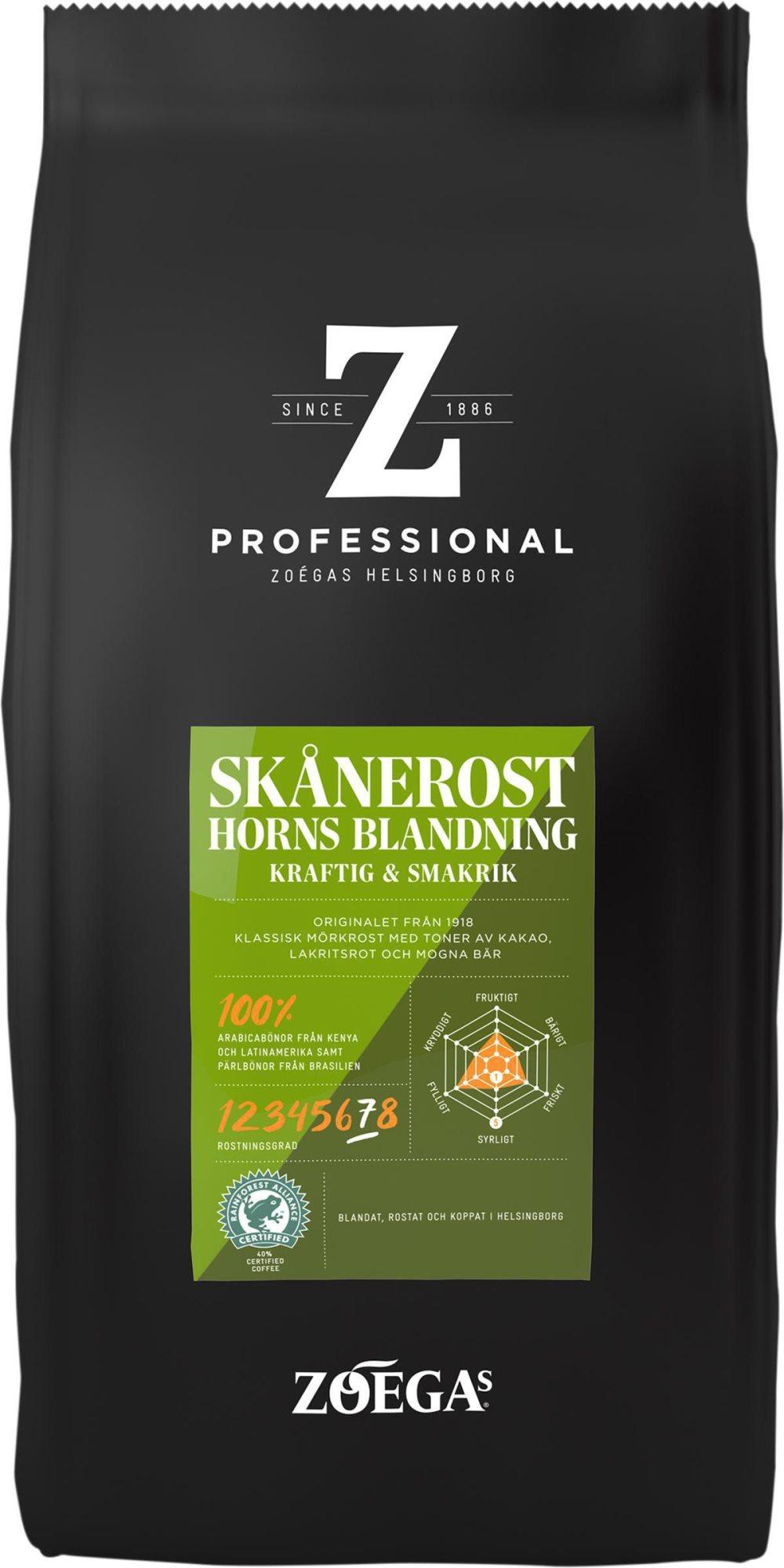 Kaffe ZOÉGAS Bönor Skånerost 750g
