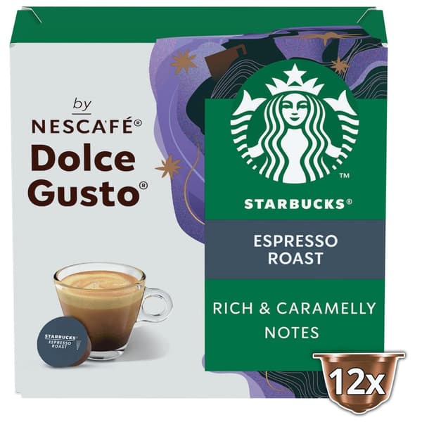 Kaffekapslar STARBUCKS Espres Dark 12/fp