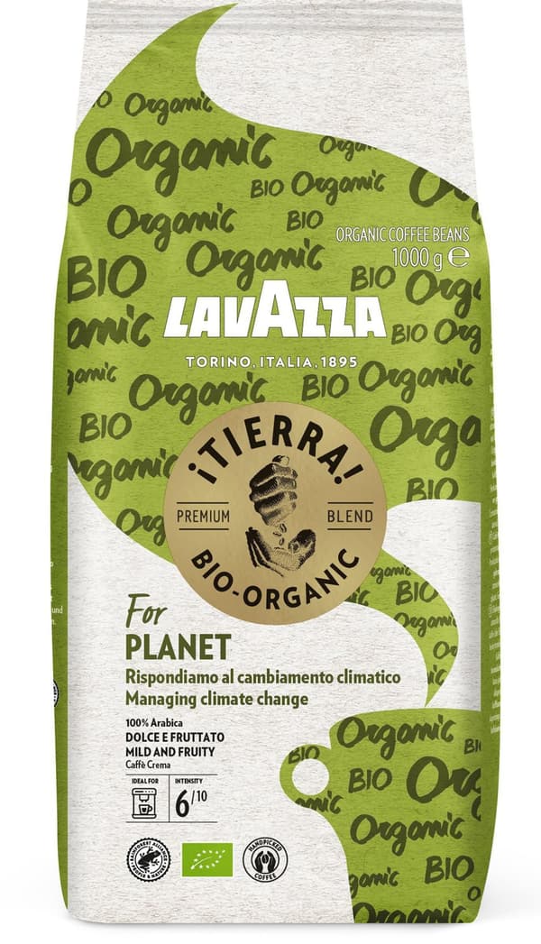 Kaffe LAVAZZA Tierra Bio Org Bönor 1kg