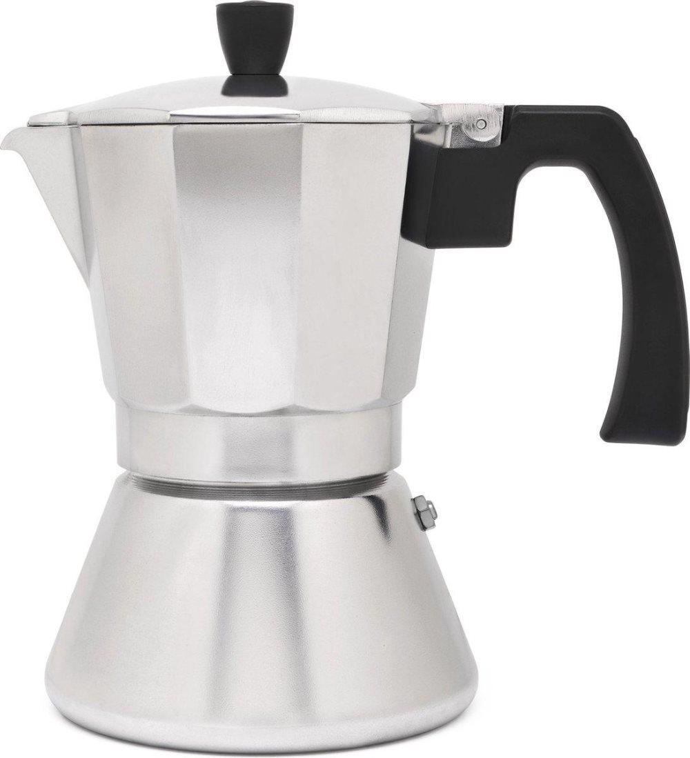 Leopold Vienna espressomaskin aluminium 6 koppar LV113009