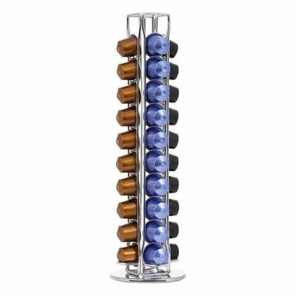 Ställ för 40 kaffekapslar Quttin 107235 Roterbar 11,5 x 37 cm (6 antal)