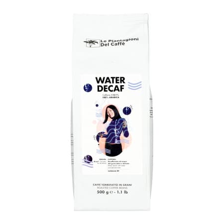 Le Piantagioni del Caffe - Vand Koffeinfri - Koffeinfri kaffe 500g