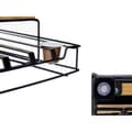 Miniatyrbild 3 av 3: Kapselhållare Kinvara W6358S-B NESPRESSO L Brun Svart Metall Bambu 21 x 57 x 8,5 cm