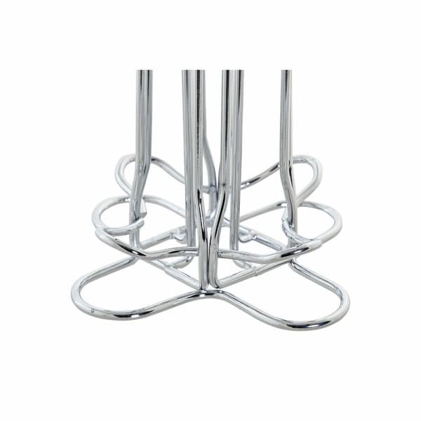Kapselhållare DKD Home Decor Silvrig Metall Plast 13 x 13 x 37 cm