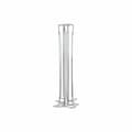 Miniatyrbild 1 av 2: Kapselhållare DKD Home Decor Silvrig Metall Plast 13 x 13 x 37 cm