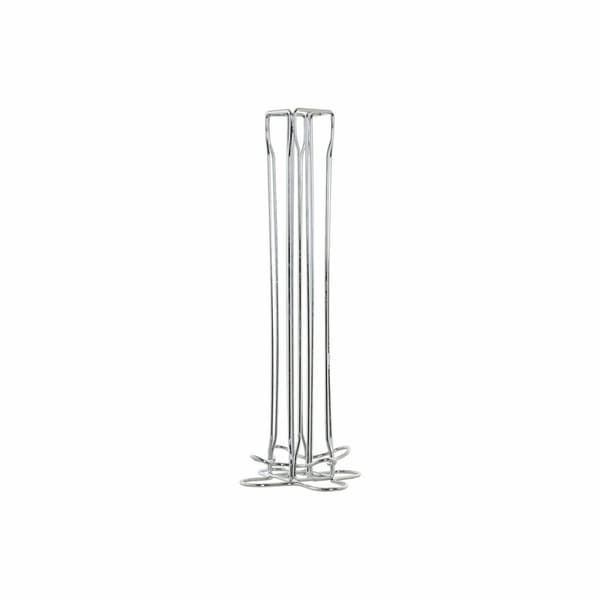 Kapselhållare DKD Home Decor Silvrig Metall Plast 13 x 13 x 37 cm