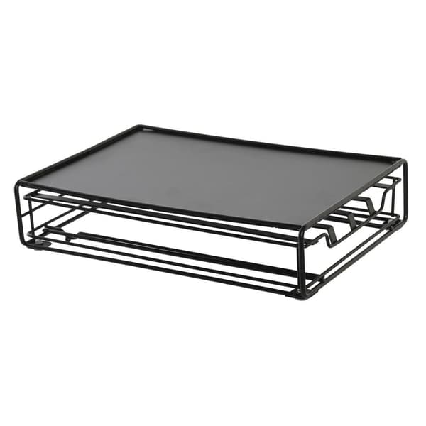 Kapselhållare DKD Home Decor 21 x 31 x 7,5 cm Svart Metall