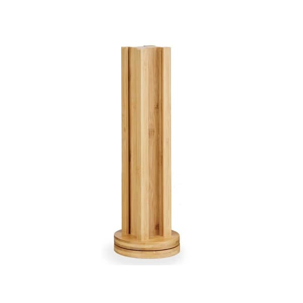 Ställ för 36 kaffekapslar Kinvara CN-KT225036 Bambu 11 x 11 x 34 cm Roterbar (6 antal)