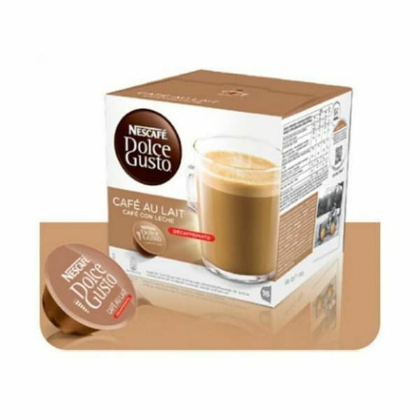 Kahvikapselit Nescafé Dolce Gusto 97934 Café Au Lait (16 uds) Kofeiiniton